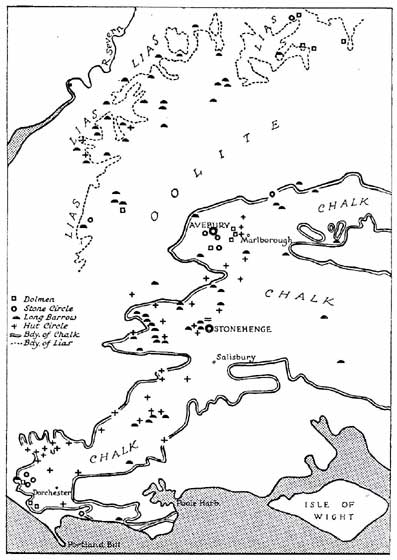EARLY SETTLEMENTS IN THE WEST OF ENGLAND. From Growth of Civilization by W J 